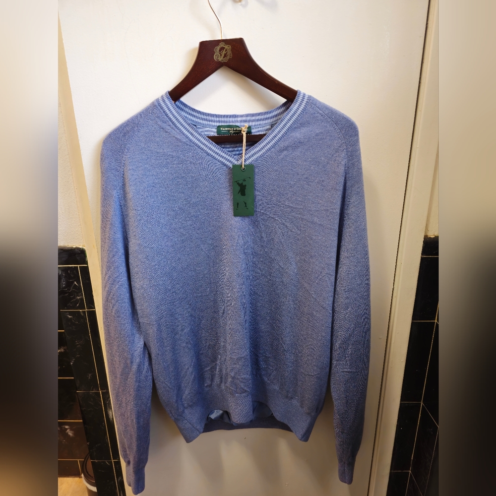 Fairway & Greene Windsweater Size S Cotton/Cashmere/Wool Blend